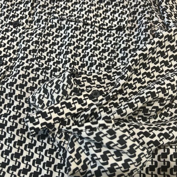 Houndstooth Women's Blouse - Picture 3 of 3